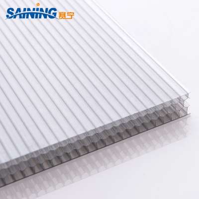 100% Virgin Material Plastic Honeycomb Polycarbonate Hollow Sheet For Greenhouse